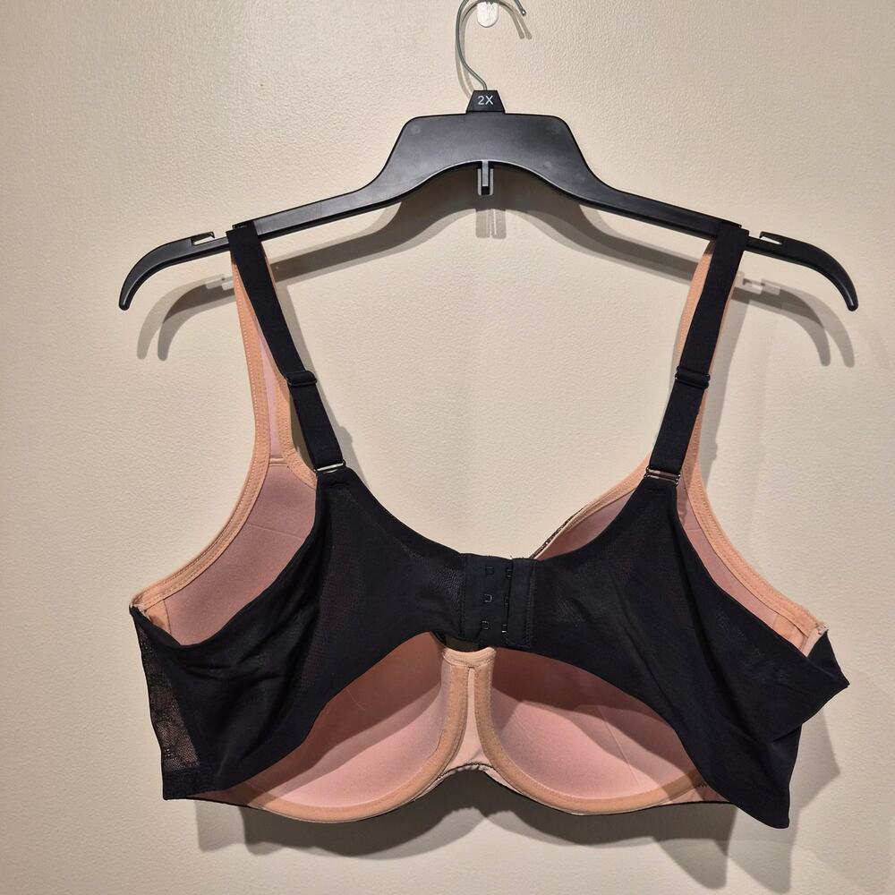 Soma Stunning Support Geo Lace Balconette Bra 44DD Like New - Picture 2 of 3